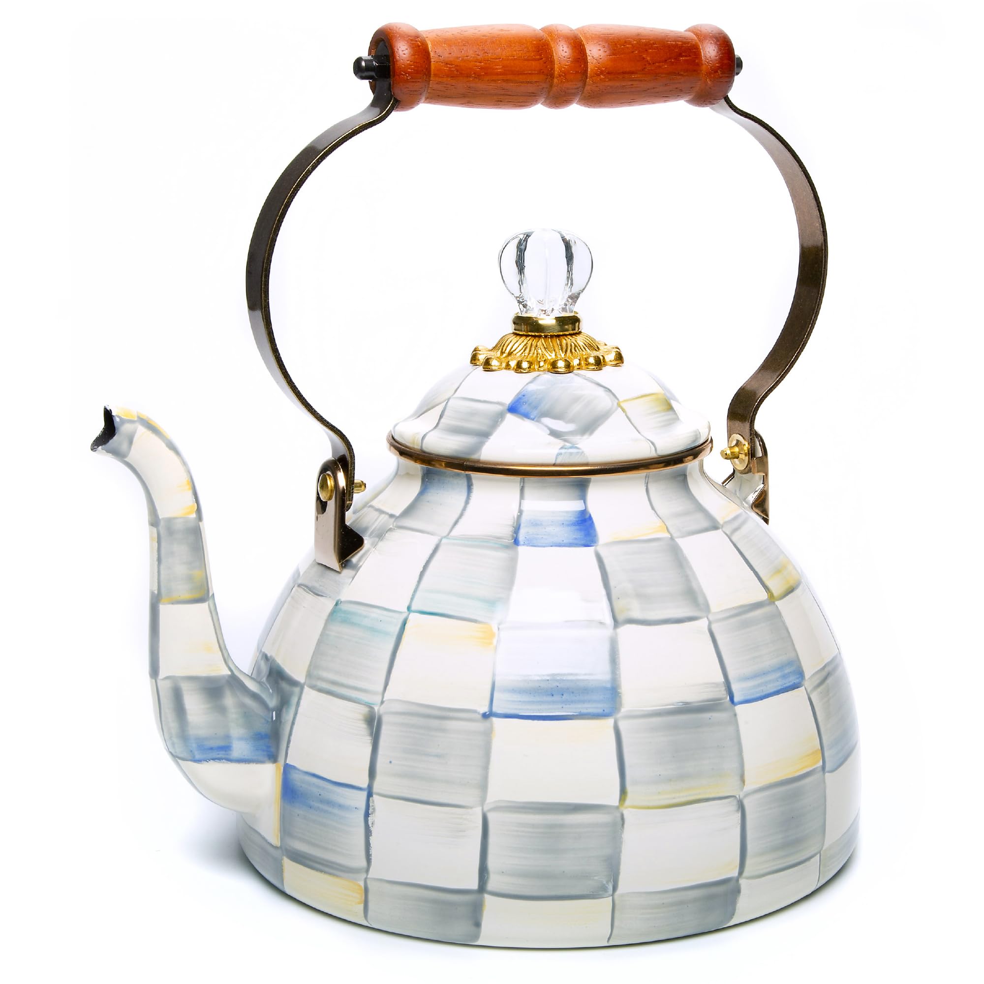 Amazon | MACKENZIE-CHILDS エナメルティーケトル、コンロ用